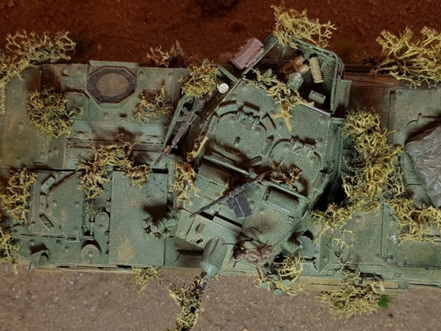 Model of LAV 3/III - Top View - 1/35 Scale - Built By Wright Built - Trumpeter Models