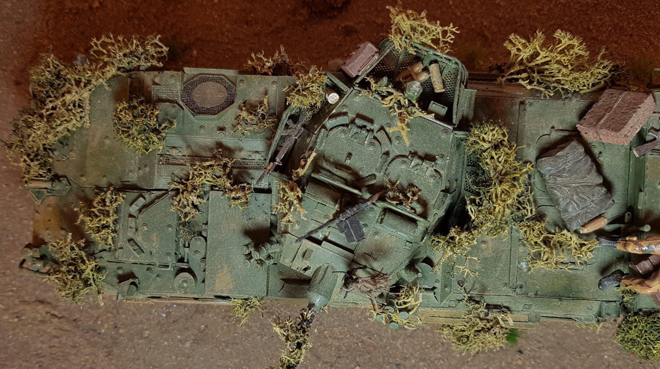 Model of LAV 3/III - Top View - 1/35 Scale - Built By Wright Built - Trumpeter Models