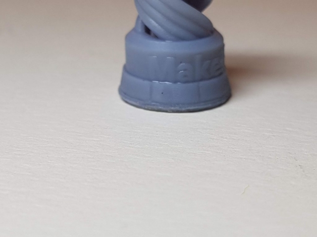 Rook (Chess) - View 4 - 3D Printed By Wright Built on Sparkmaker FHD - Designed by MAKE (Thingiverse)