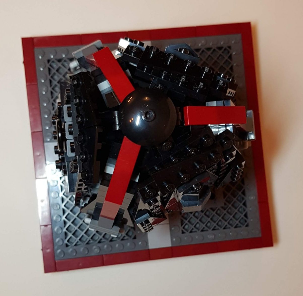 Icarus VI Drop Pod - LEGO MOC - Top View - Made by Wright Built - Brickcan 2019
