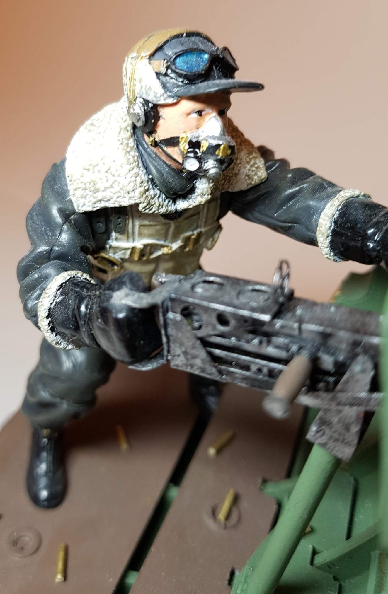 Model of Bandits! 2 O'Clock B17 Waist Gunner (WW2) - View 5 - 120mm Scale - Built By Wright Built - Verlinden Productions