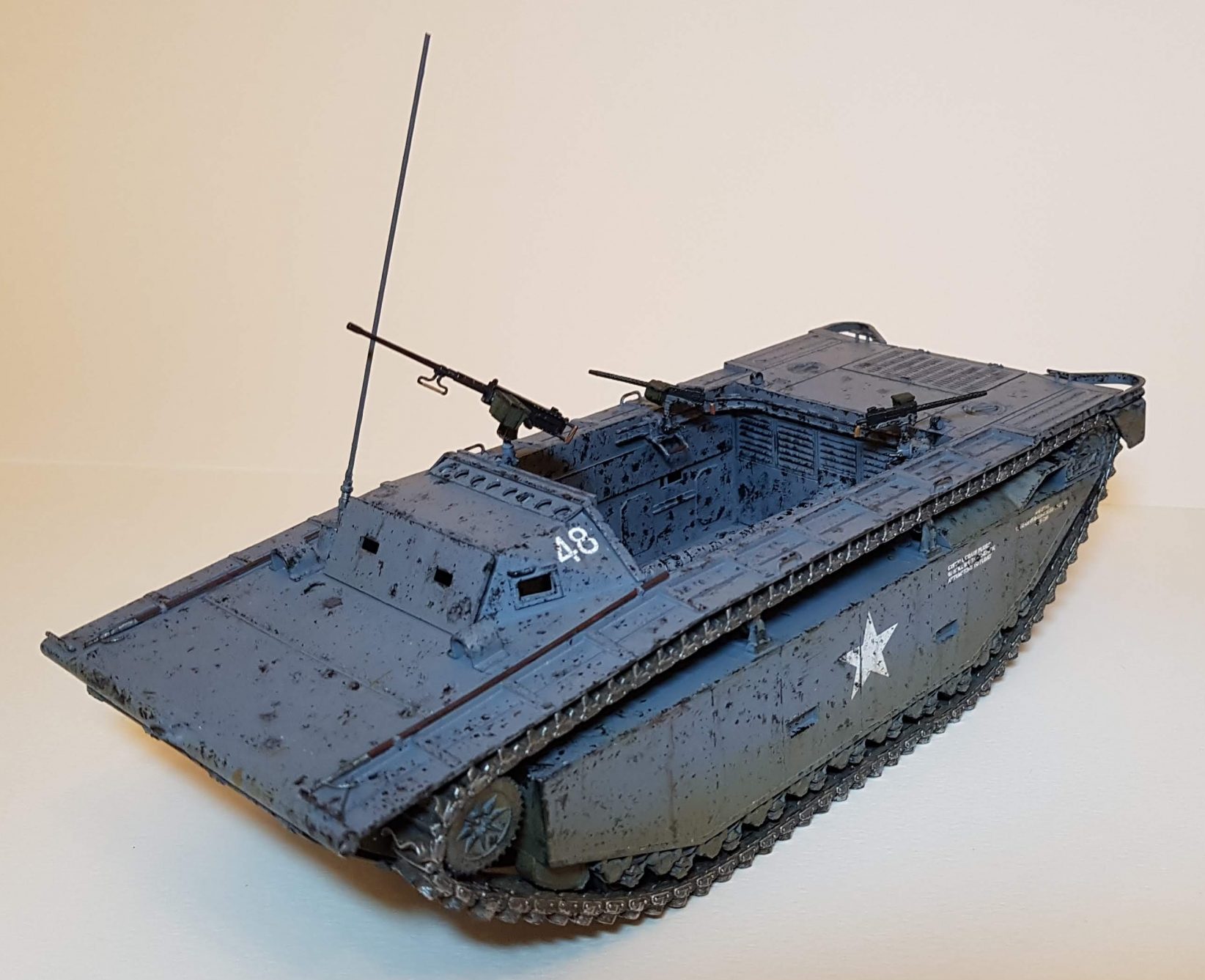 LVT-2 Amtrac (WW2) - View 1 - 1/35 Scale - Built By Wright Built - Italeri