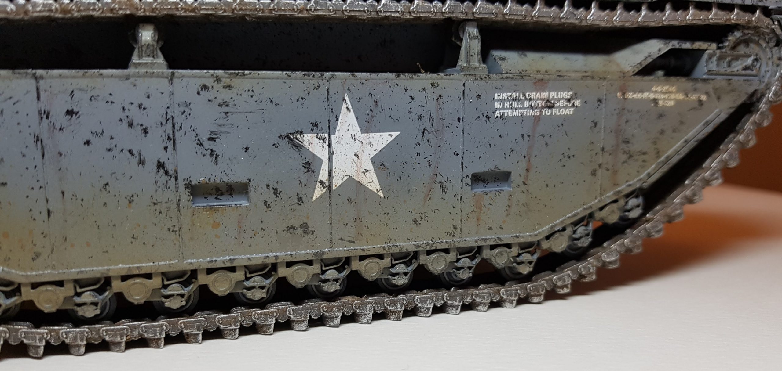 LVT-2 Amtrac (WW2) - View 3 - 1/35 Scale - Built By Wright Built - Italeri